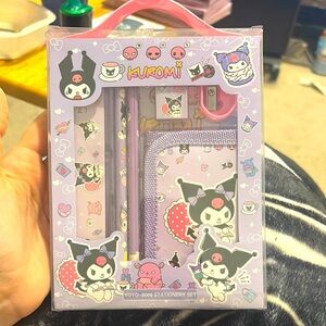NWT Kuromi kids stationery set